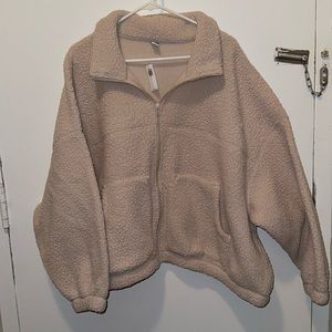 NWT Old Navy Cropped Sherpa Full Zip Jacket - Size 2X